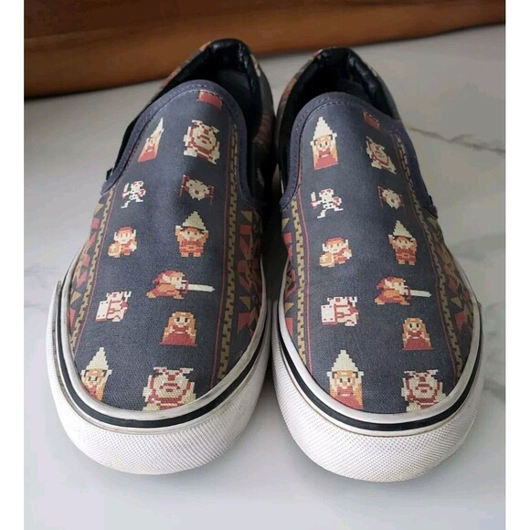 Vans X Nintendo Legend Of Zelda Parisian Classic Slip-On Rare US M 5/W 6… main image 6